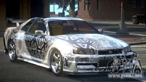 Nissan Skyline R34 Qz7 L8 para GTA 4