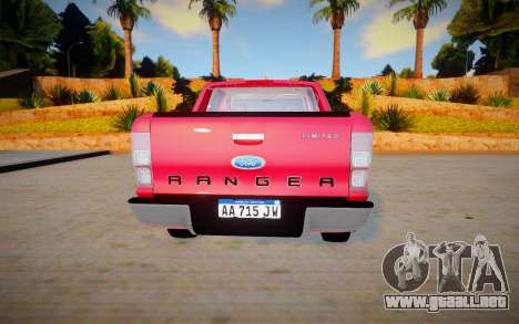 Ford Ranger Limited 2016 v1 para GTA San Andreas