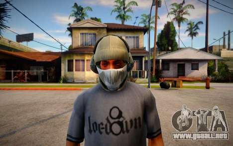 Phantom Mask For CJ para GTA San Andreas
