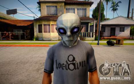 BULLY SE Alien Mask For CJ para GTA San Andreas