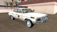 Sheriff del Condado de AMC Matador 1971 Hazzard para GTA San Andreas