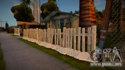 Winter Fence Wood 2 para GTA San Andreas