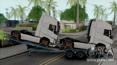 Transporter Cargo Truck Trailer para GTA San Andreas