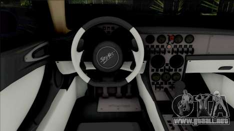 Spyker C8 Preliator 2017 (SA Lights) para GTA San Andreas