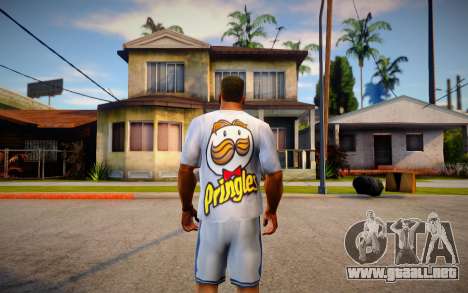 T-shirt Pringles para GTA San Andreas
