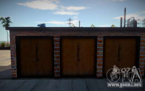 New garage (good textures) para GTA San Andreas