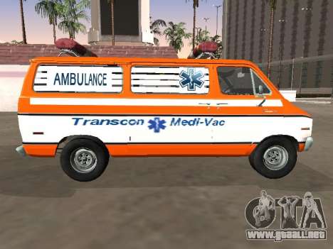 Dodge Tradesman B-200 1976 Ambulancia para GTA San Andreas
