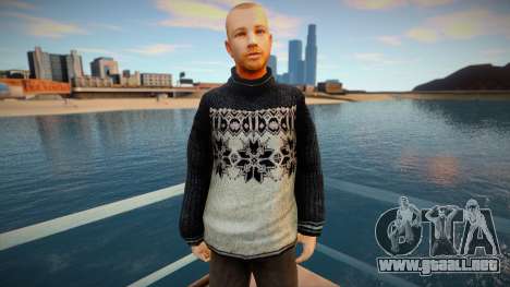 Hombre ruso con un suéter para GTA San Andreas