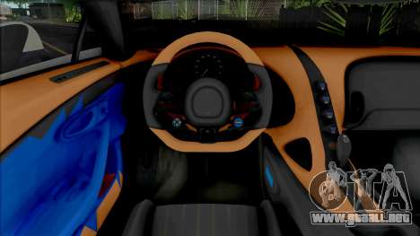 Bugatti Chiron Police para GTA San Andreas