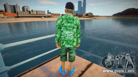 Un tipo con estilo camuflaje para GTA San Andreas