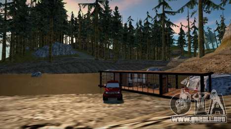 Casa de seguridad de la cabina del pantano para GTA San Andreas