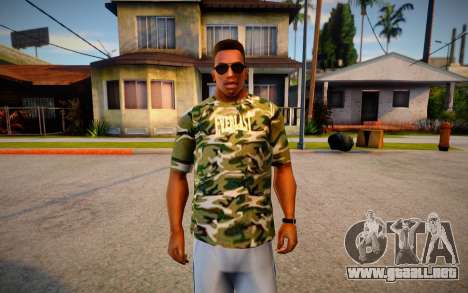 Camiseta de camuflaje para GTA San Andreas