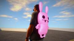Mochila de conejo rosa para GTA San Andreas