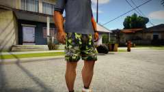 Camouflage shorts para GTA San Andreas