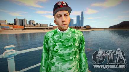 Un tipo con estilo camuflaje para GTA San Andreas