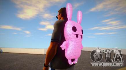 Mochila de conejo rosa para GTA San Andreas