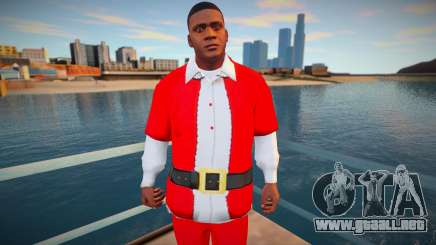 Franklin en traje de Navidad para GTA San Andreas