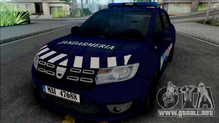 Dacia Logan 2018 Jandarmerie para GTA San Andreas