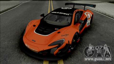 McLaren 650S GT3 [HQ] para GTA San Andreas
