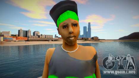 Gangrl3 Grove style para GTA San Andreas