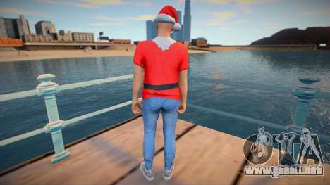 Christmas ped from GTA Online para GTA San Andreas