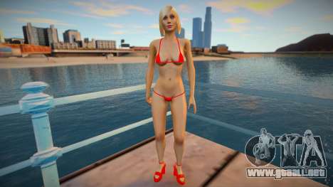 Rubia en bikini rojo para GTA San Andreas