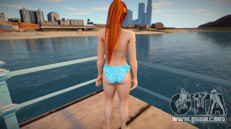 Kasumi turquoise bikini para GTA San Andreas