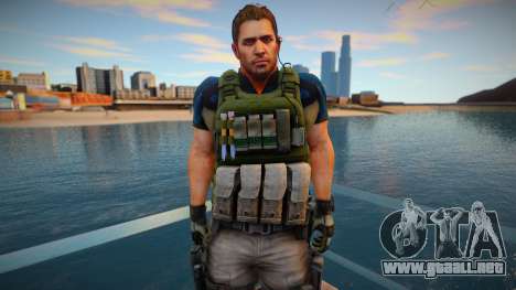 Chris Redfield from Resident Evil 6 Skin para GTA San Andreas