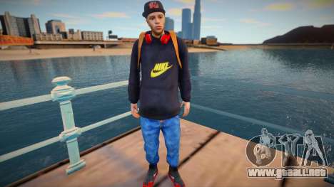 Meloman child backpack para GTA San Andreas