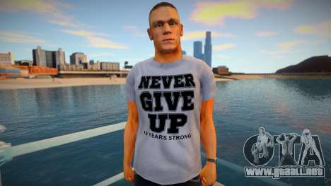 John Cena tee shirt para GTA San Andreas