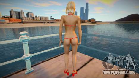 Rubia en bikini rojo para GTA San Andreas
