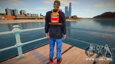 Meloman child backpack para GTA San Andreas