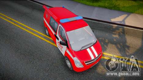 Hyundai H-1 Starex Fire Service Rusia para GTA San Andreas