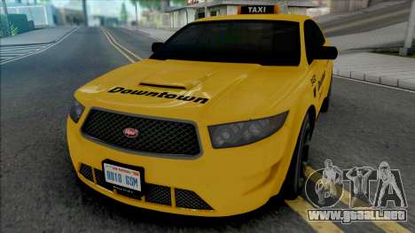 Vapid Torrence Taxi Downtown para GTA San Andreas