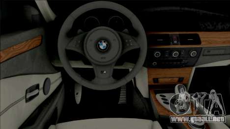 BMW M5 E60 2009 (SA Lights) para GTA San Andreas