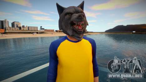 Wolf man from GTA Online para GTA San Andreas
