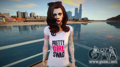 Pretty girl Swag style para GTA San Andreas