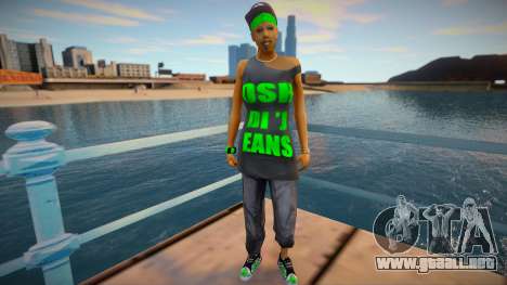 Gangrl3 Grove style para GTA San Andreas