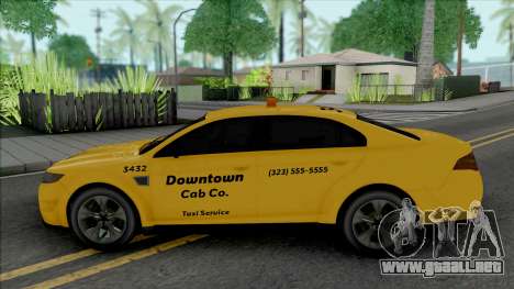 Vapid Torrence Taxi Downtown para GTA San Andreas