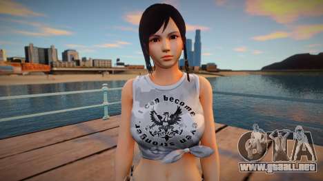 Kokoro grey t-shirt para GTA San Andreas