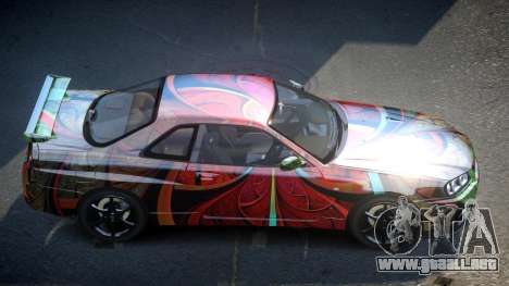 Nissan Skyline PSI R34 US S3 para GTA 4