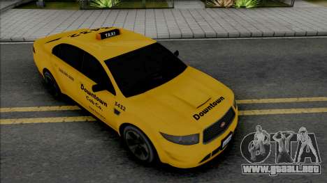 Vapid Torrence Taxi Downtown para GTA San Andreas