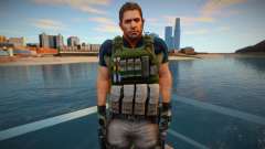 Chris Redfield from Resident Evil 6 Skin para GTA San Andreas