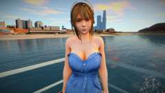 Misaki Denim Dress Skin para GTA San Andreas