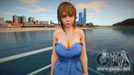 Misaki Denim Dress Skin para GTA San Andreas