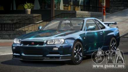 Nissan Skyline PSI R34 US S10 para GTA 4