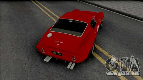 Ferrari 250 GTO 1962 [IVF ADB VehFuncs] para GTA San Andreas