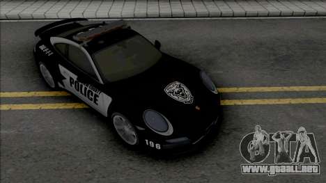 Porsche 911 Turbo 2014 Police para GTA San Andreas