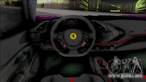 Ferrari 488 Pista para GTA San Andreas