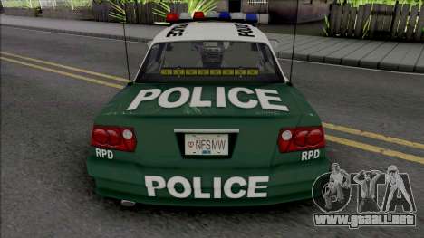 Police Civic Cruiser para GTA San Andreas